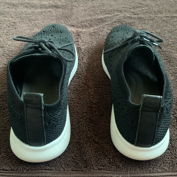 Coke Haan Women’s 2.Zerogrand Stitchlite Wingtip Oxford Sneaker Black - Size 6B - Picture 7 of 14